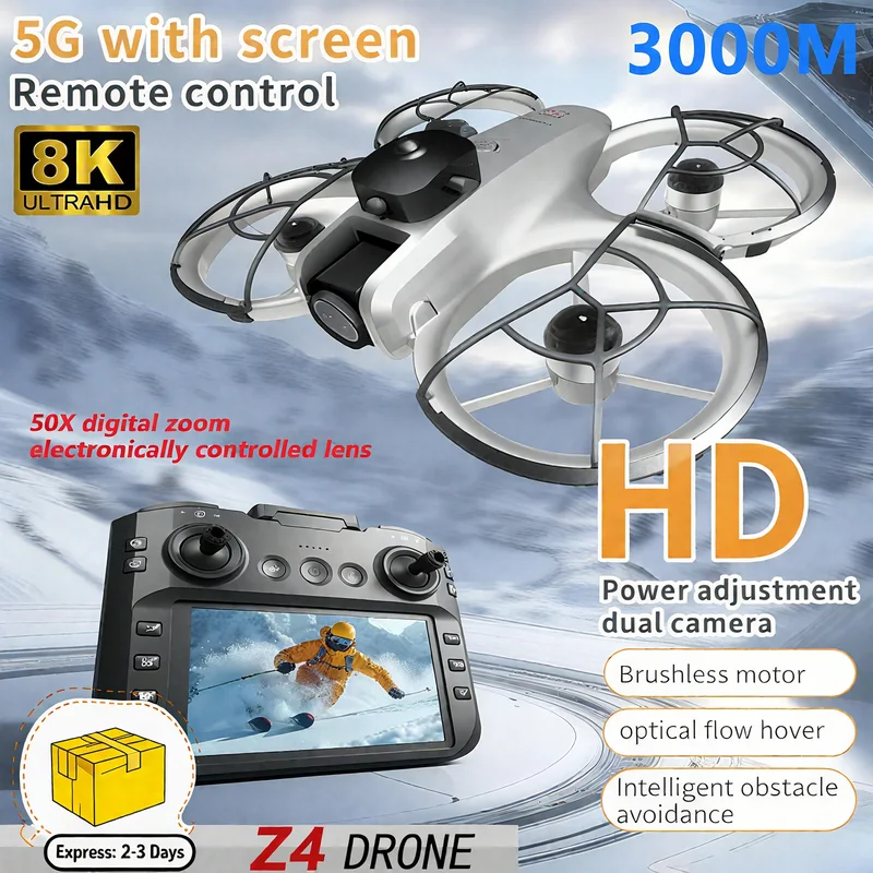 Drone Gimbal Brushless - Nuovo Drone MINI Z4 4K Professionale