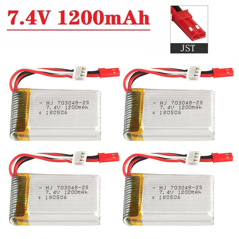 Drone Gimbal Controller - Batteria Lipo 2S 7,4 V 1200