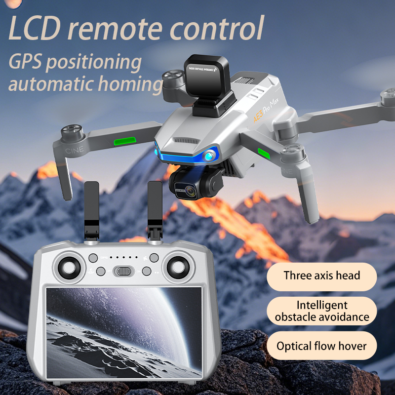 AE3 PRO Max NUOVO LCD SC GPS D - Drone Gimbal 3 Axis recensione e prezzo