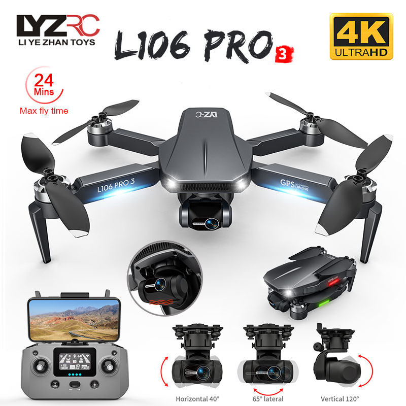 L106 Pro 3 Drone 5G WIFI FPV p - Drone Gimbal 3 Axis recensione e prezzo