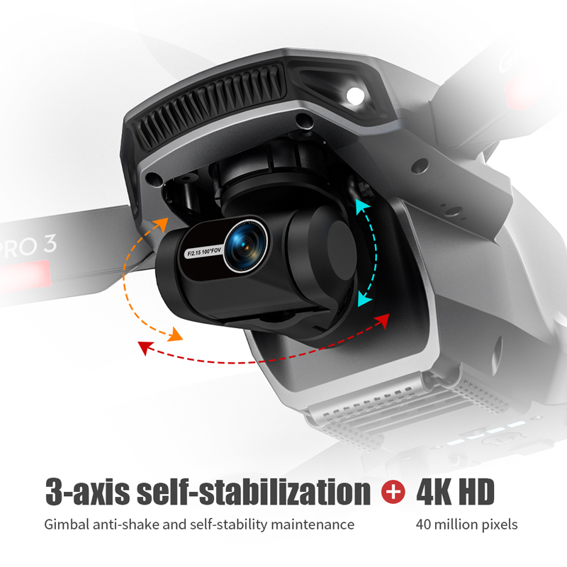 L106 Pro 3 Drone 5G WIFI FPV p - Drone Gimbal 3 Axis recensione e prezzo